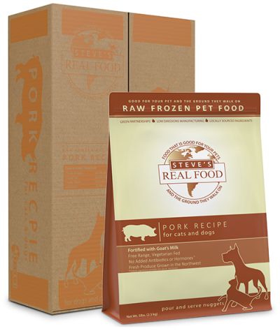 Steve's Frozen Raw Patties for Dogs, 14lb