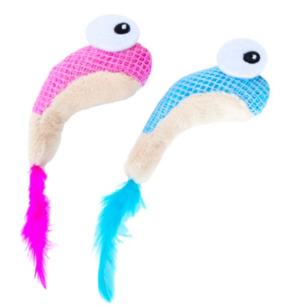 Petstages Dental Shrimpies Cat Toy