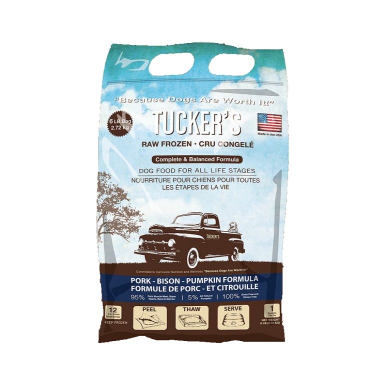 Tucker's Frozen Raw 8oz Patties, Pork, Bison & Pumpkin