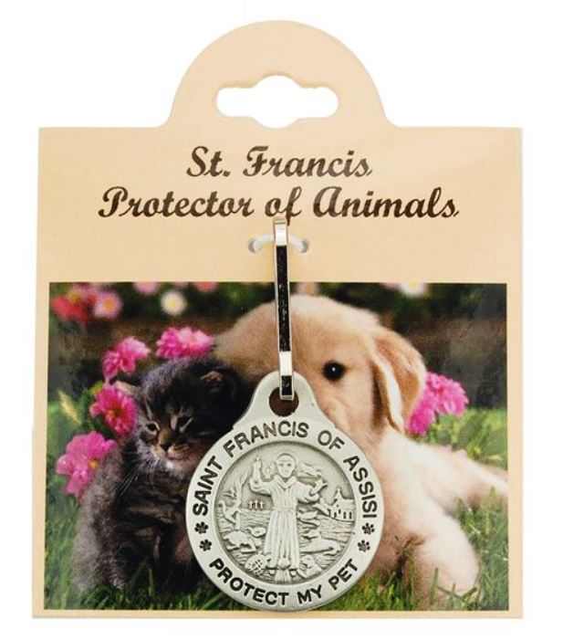 St. Francis Protect My Pet Tag Pendant