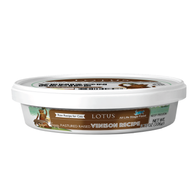 Lotus Raw Cat Food 3.75oz, Venison