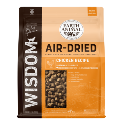 Earth Animal Wisdom Air Dried Dog Food, Chicken 2lb