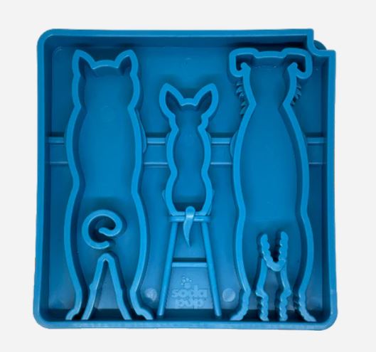 "Waiting Dogs" Slow Feeding Tray-SodaPup