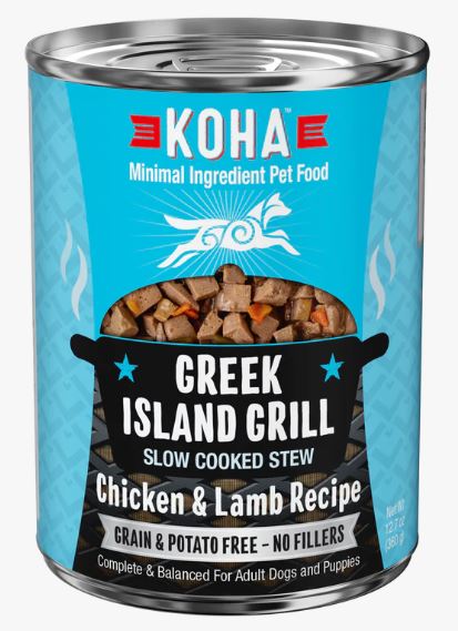 Koha Dog Greek Island Grill Slow Cooked Stew