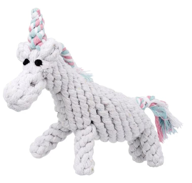 Jax & Bones Unicorn Rope Toy