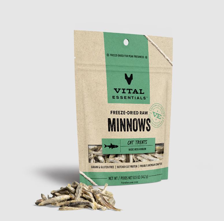 Freeze-Dried Minnows, 0.5oz-Vital Essentials-