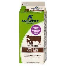 Answers Fermented Raw Cow Kefir