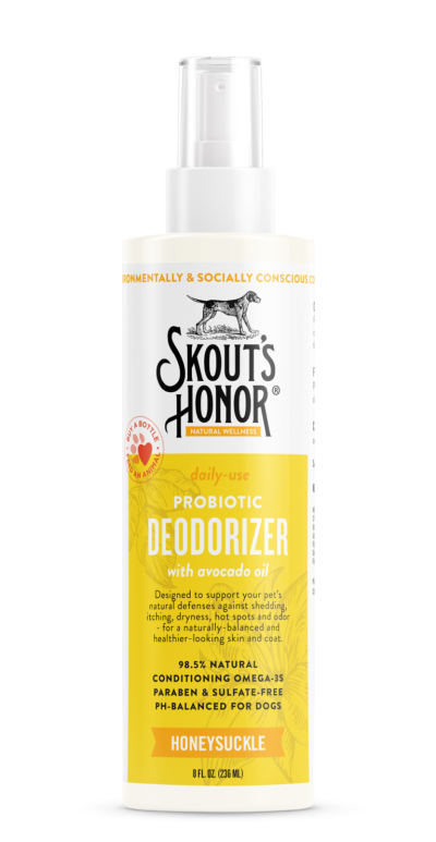 Skout's Honor Probiotic Deodorizer, 8 oz, Honeysuckle