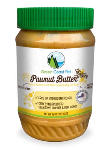 Green Coast Pets Pawnut Butter with Honey 16oz