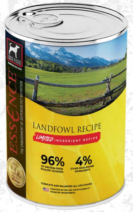 Essence Limited Ingredient Landfowl Recipe Dog Food