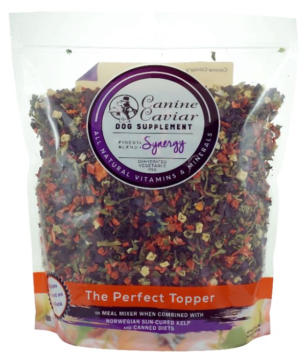 Canine Caviar Synergy Dehydrated Vegetable Mix-All Natural Vitamins & Minerals