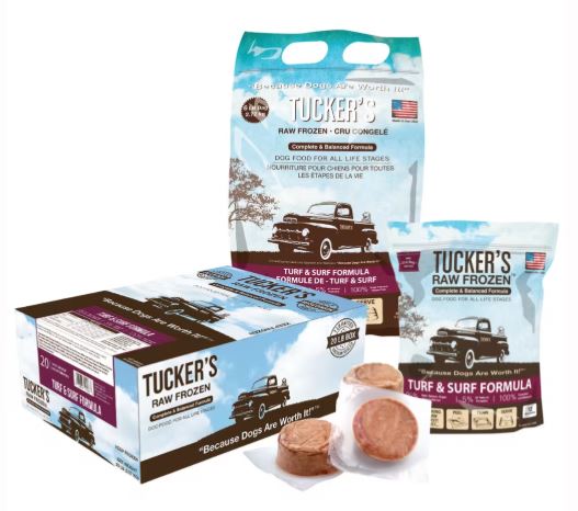 Tucker's Frozen Raw, 20 lb, Turf & Surf