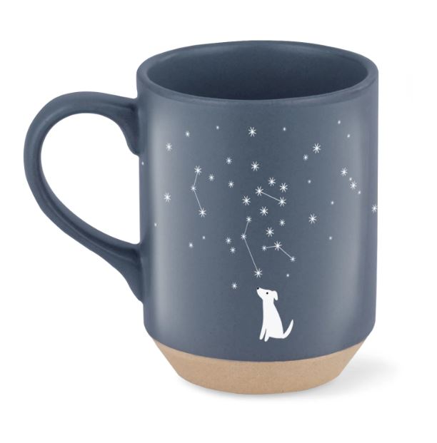 "Celestial Dog" Stoneware Mug-Petshop by Fringe Studio