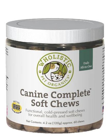 Daily Multivitamin Soft Chew 60 Count-Wholistic Pet Organics