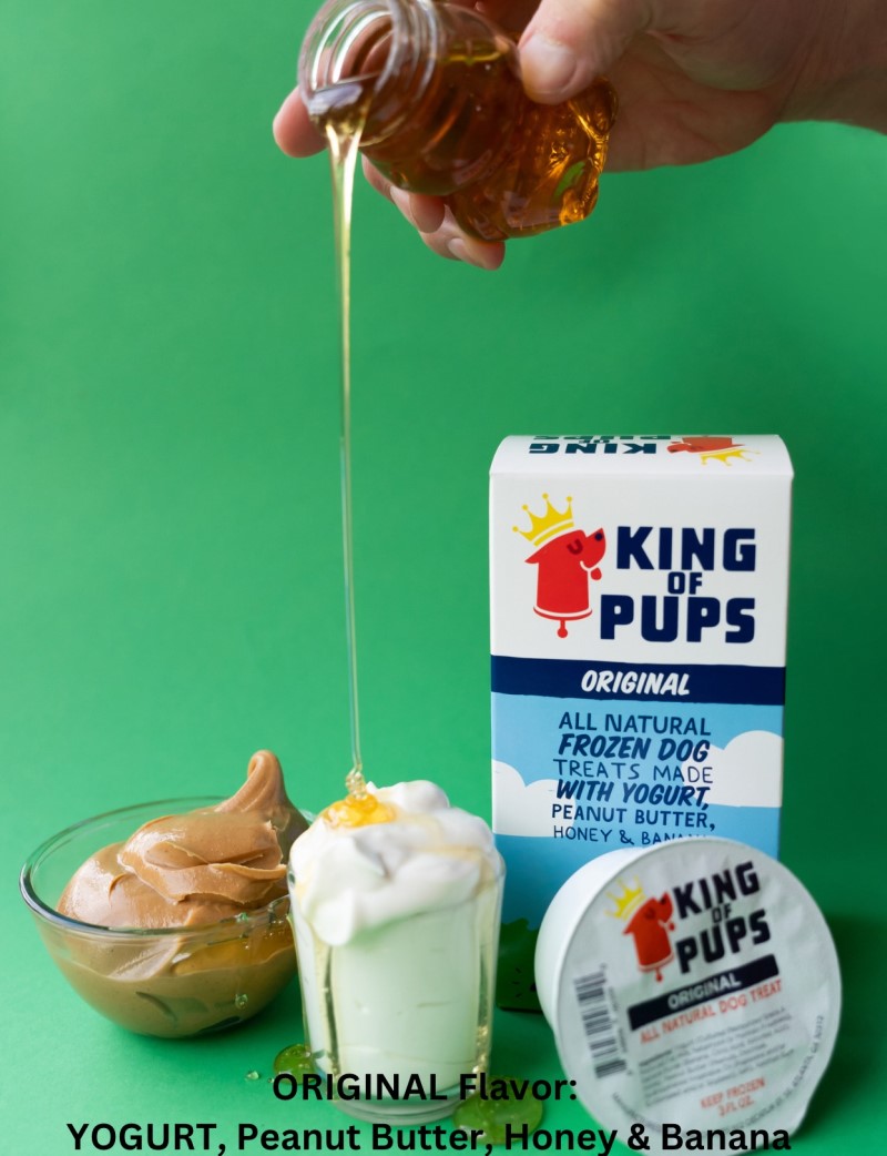 King Of Pups Frozen Treat 3oz Single-Original Banana
