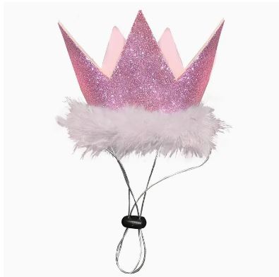 Party Crown, Small, Pink