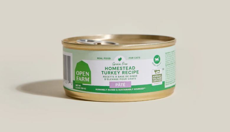 Open Farm Cat Pate-Homestead Turkey Recipe