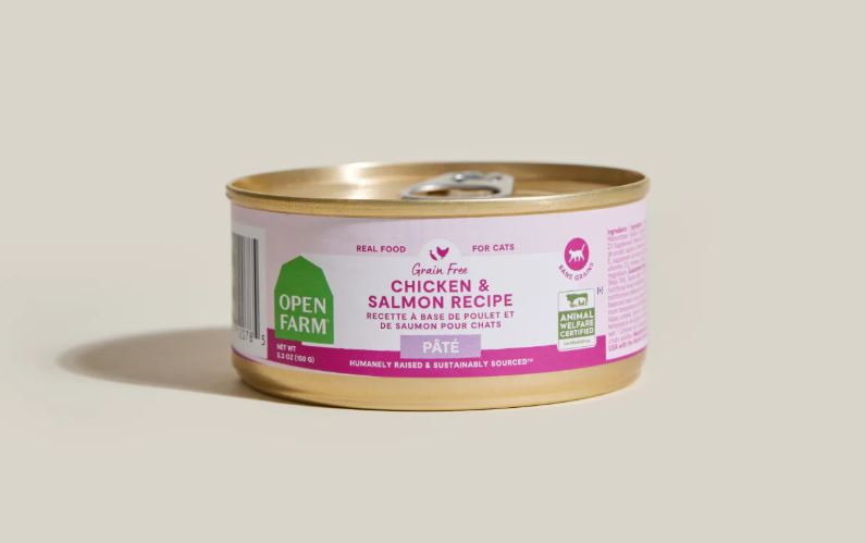 Open Farm Cat Pate Chicken and Salmon 5.3oz-Chicken and Salmon