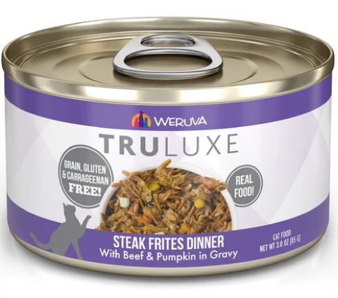 Weruva Cat TRULUXE Steak Frites Dinner-Beef & Pumpkin in Gravy