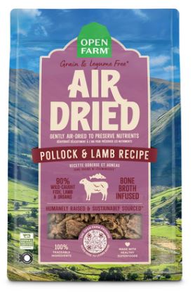 Open Farm Air Dried Food for Dogs Harvest Pollock and Lamb Flavor