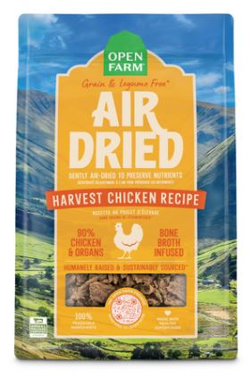 Open Farm Air Dried Food for Dogs Harvest Chicken Flavor