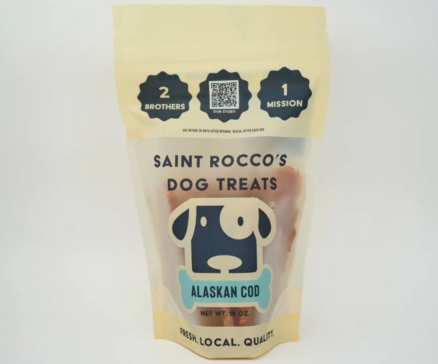 Saint Rocco's Jerky Dog Treats 8oz-Alaskan Cod