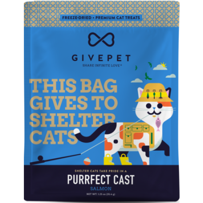 GivePet Cat Treat FD Salmon Purrfect