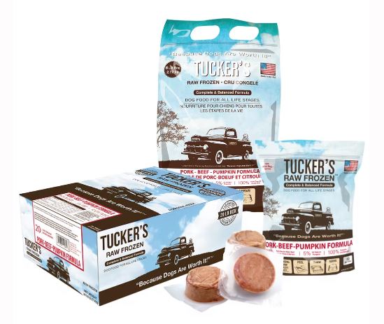 Tucker's Frozen, 20 lb, Pork/Beef & Pumpkin-Pork Beef Pumpkin