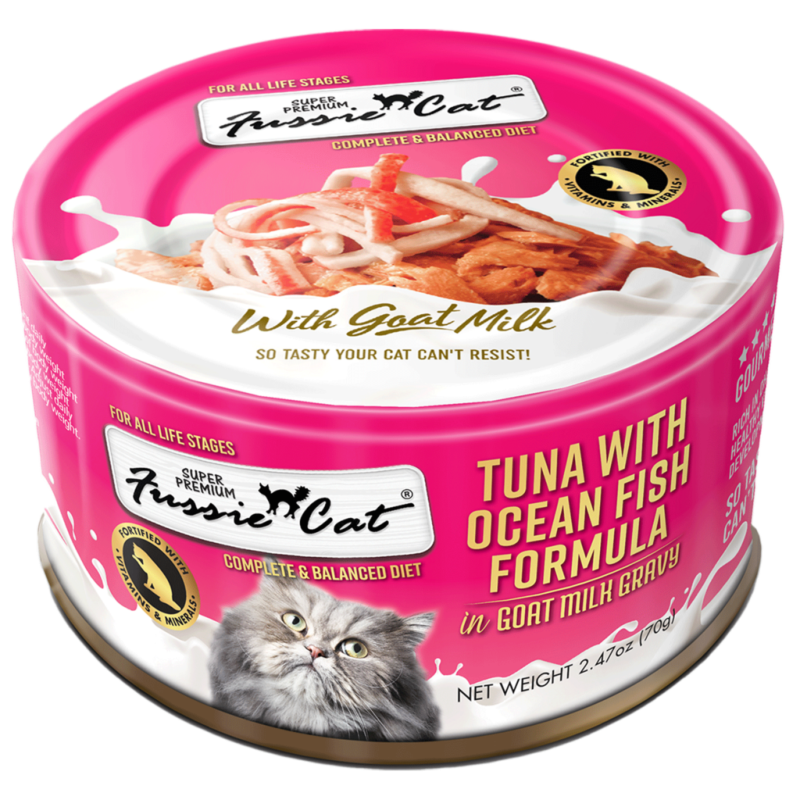 Fussie Cat Premium W/ Goat Milk-Tuna & Ocean Fish