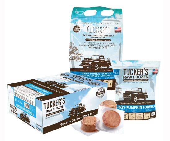Tucker's Frozen Raw, 20lb, Turkey & Pumpkin