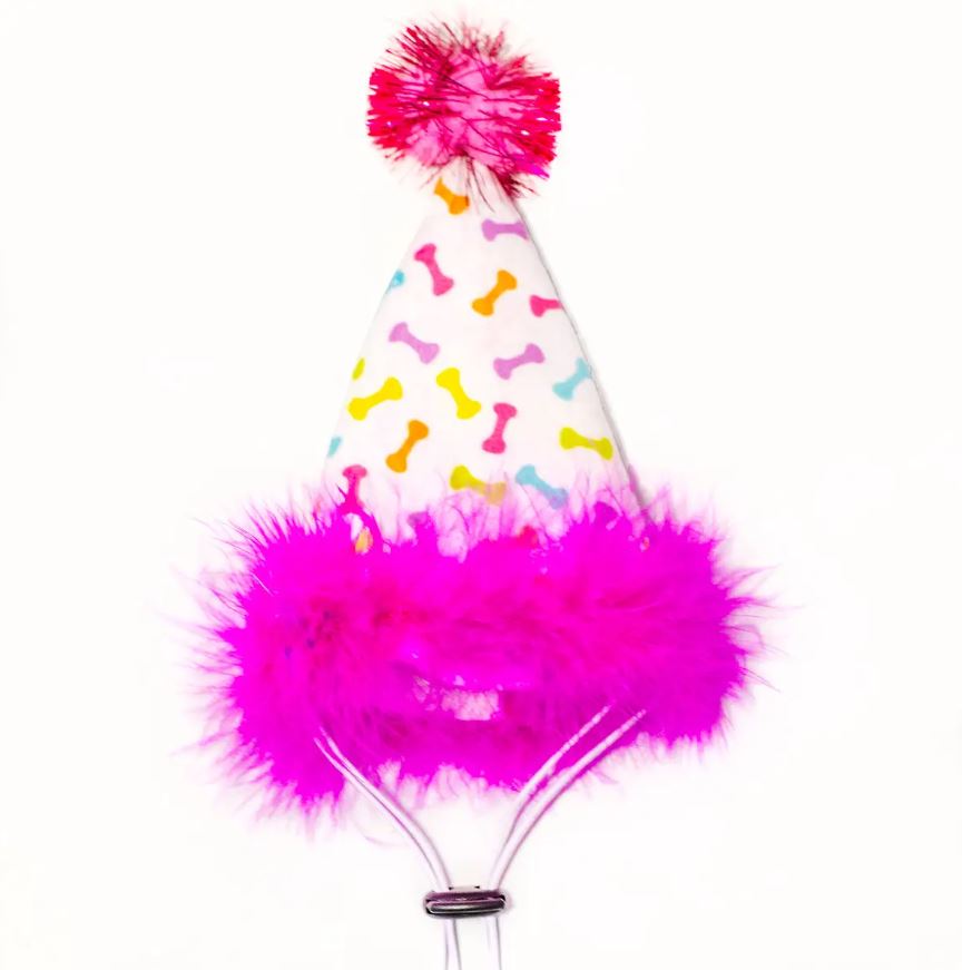 Multipet Party Hat, Pink Large-Large