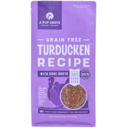 A Pup Above Gently Cooked Turducken-Turducken