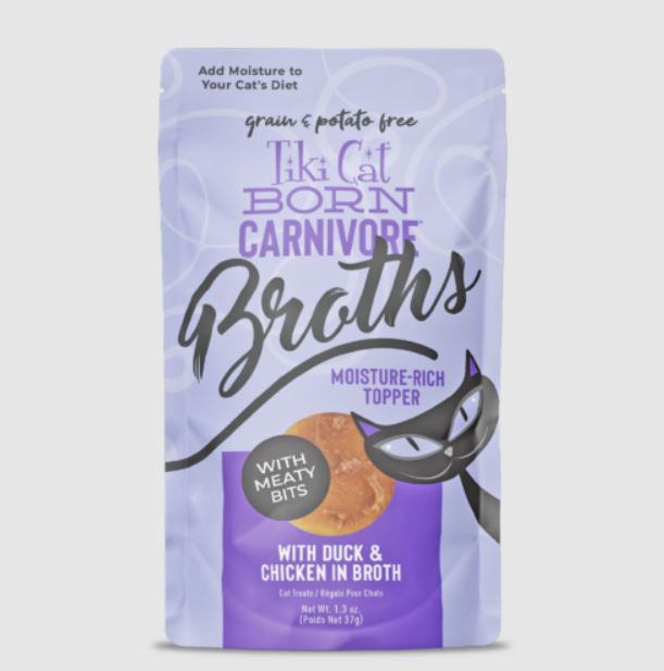 Tiki Cat Broth 1.3oz-Duck & Chicken