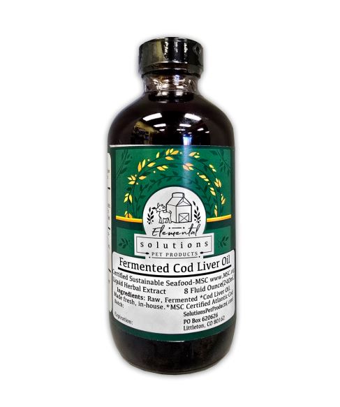 Solutions Raw Fermented Cod Liver Oil 8oz