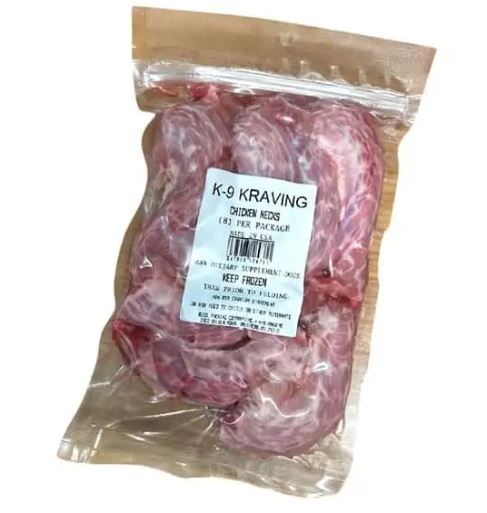 K-9 Kravings Raw Chicken Necks, 8ct