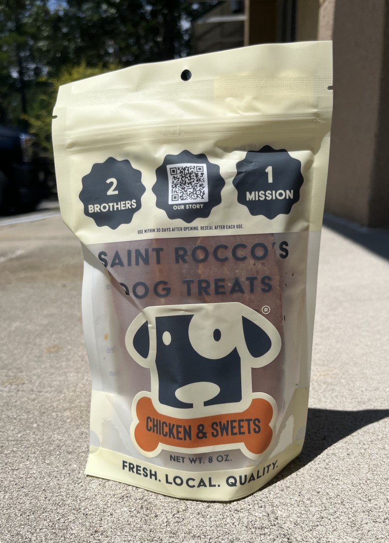 Saint Rocco's Jerky Dog Treats 8oz-Chicken & Sweets