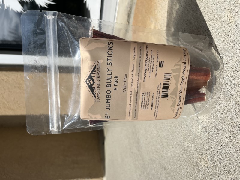 6" Jumbo Bully Stick 8pk