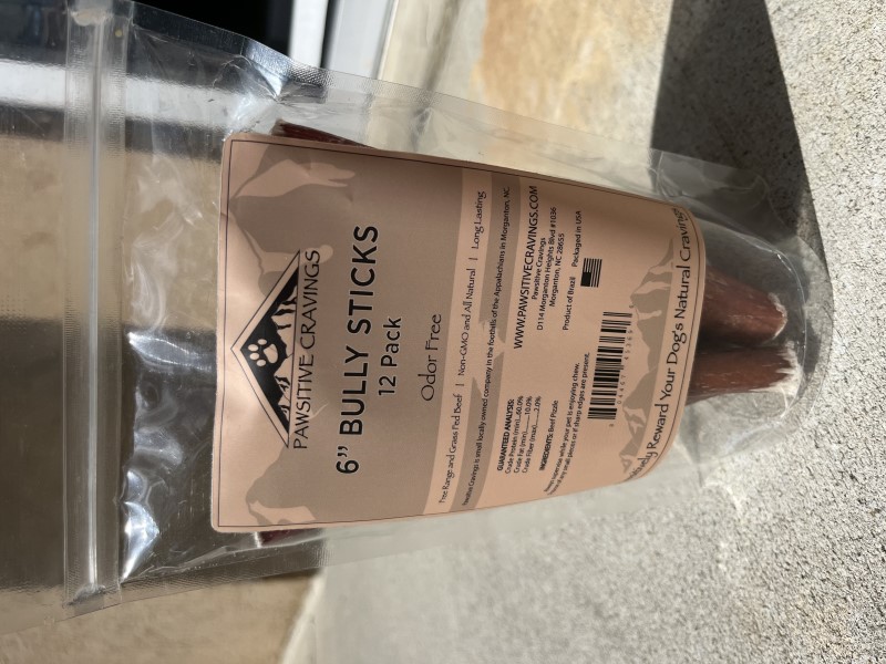 6" Thick Bully Stick 12pk