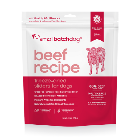 Smallbatch Freeze Dried Sliders 14oz-Beef