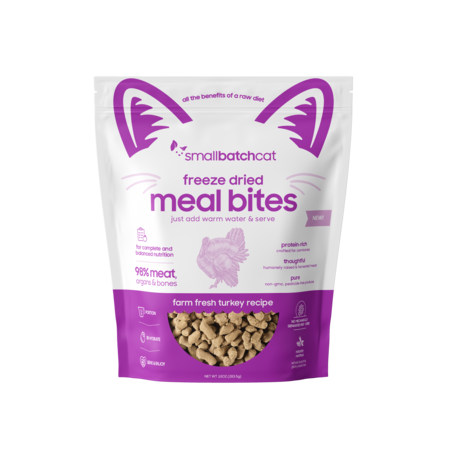Smallbatch Freeze Dried Mealbites 10 oz-TURKEY