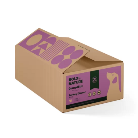 Bold By Nature Dog Frozen Variety Bulk 18lbs-TURKEY