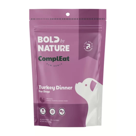 Bold By Nature Dog Frozen Turkey