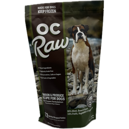 OC Raw Dog Frozen Patties 6lbs-Venison & Produce