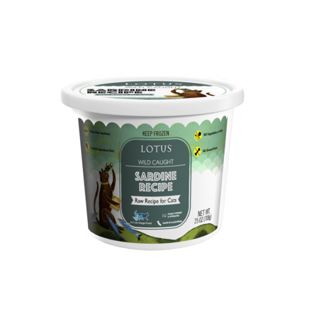 Lotus Cat Frozen 25 oz-Sardine Wild Caught
