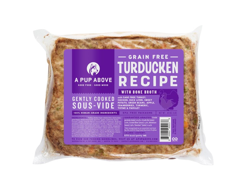 A Pup Above Gently Cooked-Turducken