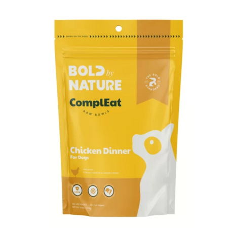 Bold By Nature Dog Frozen Chicken-Chicken