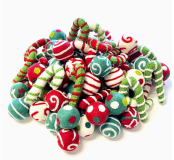 Holiday Wool Pet Toy Assorted