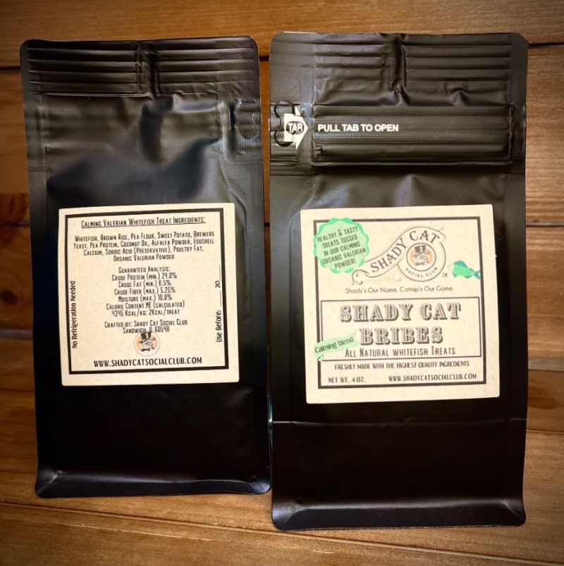 Shady Cat Bribes 4 oz, Calming Whitefish