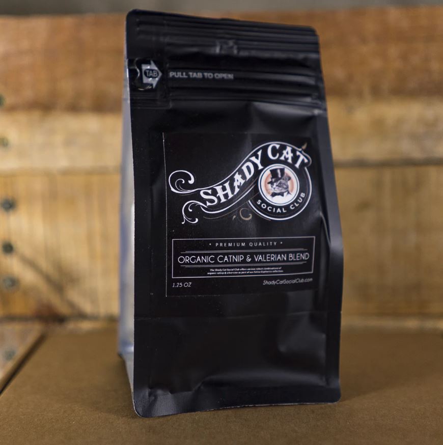 Shady Cat Organic Catnip & Valerian Blend 1.25 oz-Catnip & Valerian