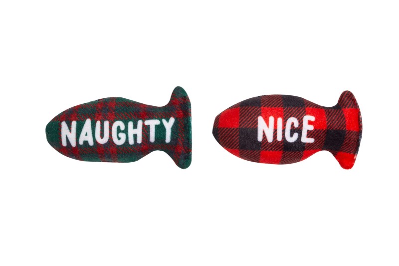 Naughty or Nice Catnip Toy Set of 2